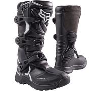 Fox Comp 3Y Bottes de Motocross de la jeunesse, noir, Taille 8