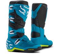 FOX Comp Bottes de motocross, bleu-jaune, taille 48