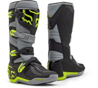 FOX Comp Bottes de motocross, gris-jaune, taille 50 pour homme