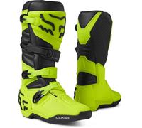 FOX Comp Bottes de motocross, noir/jaune néon, Taille 11,5