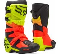 FOX Comp Bottes de motocross pour jeunes, jaune-orange, taille 33 34