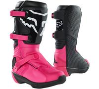 FOX Comp Bottes Motocross jeunesse, noir-rose, taille 42 pour homme