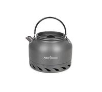 Fox Cookware CCW040 Bouilloire à transfert thermique de 1,5 l | Bouilloire de pêche à la carpe | Aluminium anodisé dur | Technologie de transfert de chaleur | Poignée pliable | Sac en maille avec