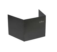 Fox Cookware - Protection contre le vent pour cuisinière de pêche à la carpe | Bloque le vent | Panneaux en aluminium | Couleur kaki | Revêtement anti-adhésif facile à nettoyer | 200 mm de haut x 230