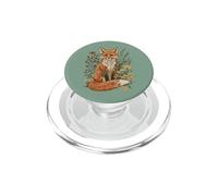 Fox Cottagecore Décoration Florale et Naturelle PopSockets PopGrip pour MagSafe