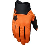FOX Defend Wind Off-Road Gants de motocross, Orange/Noir, Taille XL
