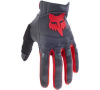 FOX Dirtpaw CE Gants de motocross, Gris/Rouge, Taille M