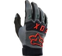 FOX Dirtpaw Gants de motocross, gris-rouge, taille S pour homme