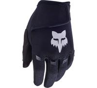 Fox – Gants motocross Dirtpaw enfants – protège-articulations rembourré, écran tactile, TPR – Noir taille KM