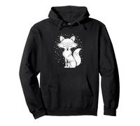 Fox Drawing Illustration Animal Art Graphic Fox Sweat à Capuche