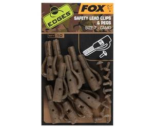 FOX Edges CAC807 Clip de plomb + pinces à linge Camouflage Taille 7