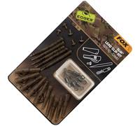 Fox Kit de clips de plomb Edges Slik Camo Taille 10 x5 Pêche à la carpe Marron