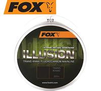 Fox Edges Illusion Soft Mainline Trans Fil de pêche à la Carpe, monofilament pour la pêche à la Carpe, Kaki, 200 m, diamètre/capacité de Charge : 0,35 mm / 7,27 kg