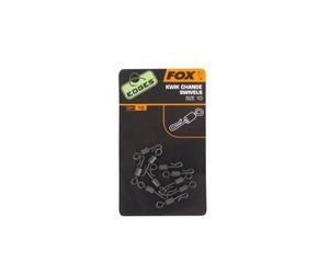 Fox Edges Kwick Change Swivels Émerillons Taille 7/10 Taille 10