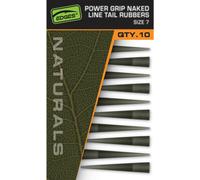 Fox Edges Naturals Power Grip Naked Line Tail Rubbers Manchons en caoutchouc
