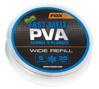Fox Edges PVA Mesh Recharge Fast Melt 5 m - Système de tuyau en PVA, filet soluble dans l'eau pour la pêche à la carpe, filet pour nourriture