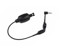 Fox Black Label Halo Dumpy Bobbin Black | Indicateur de touche pour pêche à la carpe | LED s'allume légèrement lorsque l'alarme est allumée et lumineux pour indiquer la morsure | Corps opaque 10 g et