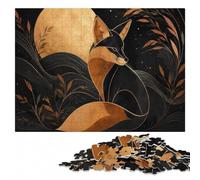 Fox Elegance Contemporary Puzzle pour Adultes en Bois, 1000 pièces | À offrir : Cadeau puzzle - indices de couleur et de forme pour organiser le montage le w nd.