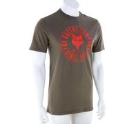 Fox Emblem Premium S/S Hommes T-shirt L Vert foncé olive