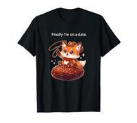 Fox Enfin Je suis sur Une Date drôle Kawaii Anime Mignon T-Shirt