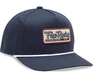 FOX Equipped Casquette Snapback, bleu/blanc