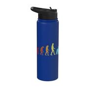 Fox Evolution Red Fox Canidae Caninae Fox Lover Fox Stainless Steel Insulated Water Bottle