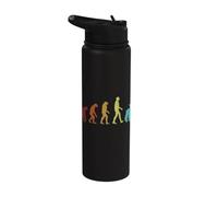 Fox Evolution Red Fox Canidae Caninae Fox Lover Fox Stainless Steel Insulated Water Bottle