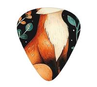 Fox Fall Forest Coffret cadeau de médiators lisses et durables pour guitare acoustique, électrique et basse, cadeau parfait pour les amateurs de guitare et les musiciens