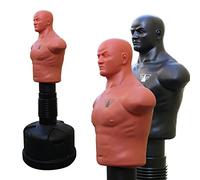 Fox-Fight Box Dummy Mannequin de Frappe pour l’entraînement de Boxe et de MMA Réglable en Hauteur de 153 à 178 cm Instructions de Montage illustrées (Noir, 153-178 cm)