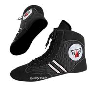 FOX-FIGHT Sambo Chaussures Escrime/ Lutte en Suède Cuir Mat