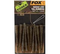 Fox Fishing Edges Camo Naked Line Tail Rubbers 10
