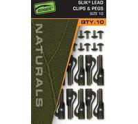 Fox Fishing Edges Naturals Size 10 Slik Lead Clip & Pegs