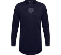 FOX Flexair Blackout Maillot de motocross, noir, taille L pour homme