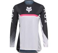 FOX FLEXAIR FRACTURE Dmaen Jersey weiß-schwarz XL