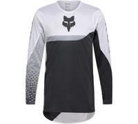 FOX FLEXAIR FRACTURE Jersey weiß-schwarz XL