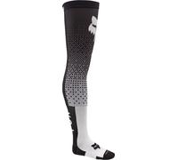 FOX Flexair Fracture KB Chaussettes de motocross, Blanc/Noir, Taille M