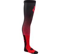 FOX Flexair Fracture KB Chaussettes de motocross, Rouge/Noir, Taille M