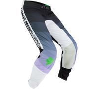FOX Flexair Grid Pantalons de motocross, noir-pourpre, taille 30 pour homme