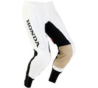 FOX Flexair Honda 2023 Pantalon de motocross, Blanc/Noir, Taille 36