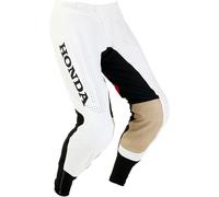 FOX Flexair Honda Pantalons de motocross, Noir/Blanc, Taille 36