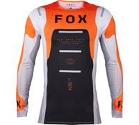 FOX Flexair Magnetic Maillot de motocross, noir-blanc-orange, taille XL