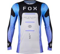 FOX Flexair Magnetic Maillot de motocross, noir-blanc-pourpre, taille XL pour homme