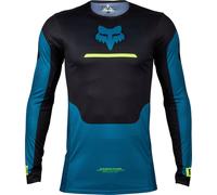 Fox Racing Mx Flexair Optical Long Sleeve Jersey Bleu L Homme