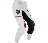 FOX Flexair Optical Pantalon de motocross pour dames, Gris clair/Noir, Taille 16