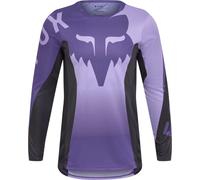 FOX Flexair Spire Maillot de motocross pour jeunes, violet/noir, Taille YS