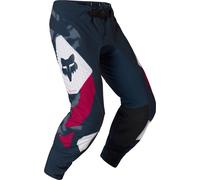 FOX Flexair Tactile Pantalon de motocross, bleu/rose, Taille 30