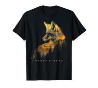 Fox Forest Protect Preserve Randonnée Camping Nature Lover T-Shirt