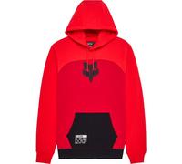 FOX FRACTURE PANELED FLC Pullover rot S