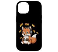 Fox Gamer Pew Jeux vidéo Amusants pour garçons, Hommes, Filles Coque pour iPhone 14