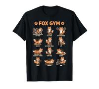 Fox Gym Comic Poses Mignon Drole T-Shirt